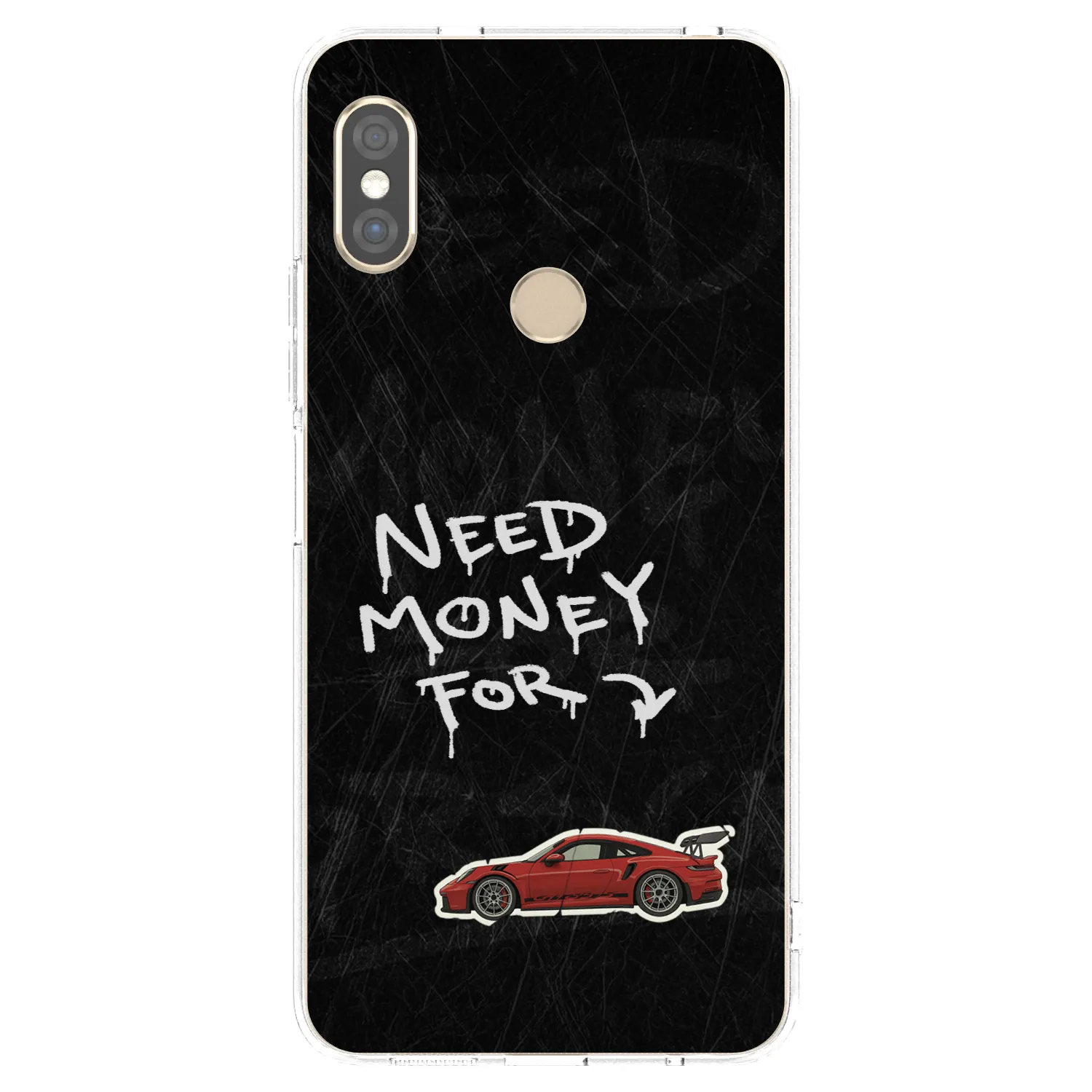 Picasee διαφανής θήκη σιλικόνης Xiaomi Redmi Note 5 Global - Track Mode