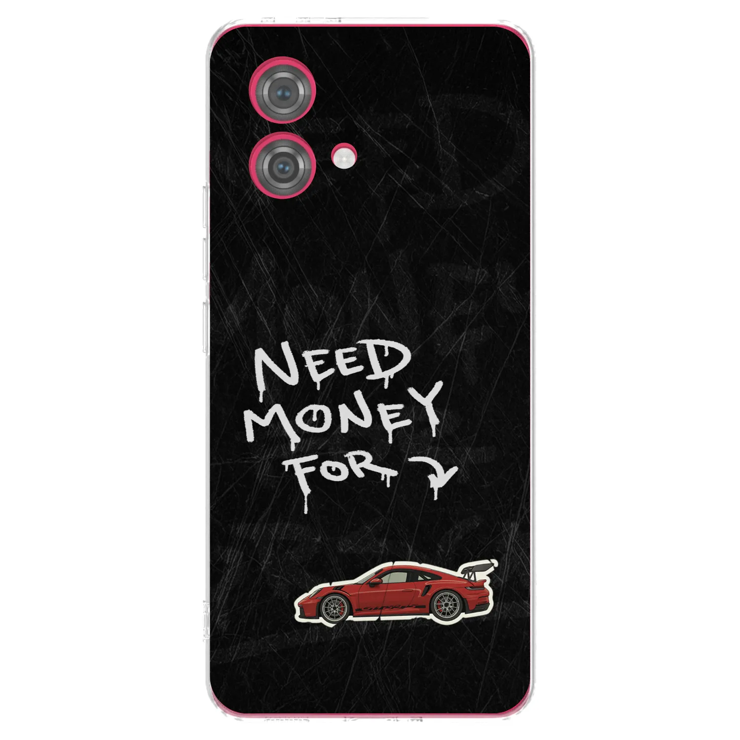 Picasee διαφανής θήκη σιλικόνης Motorola Moto G84 5G - Track Mode