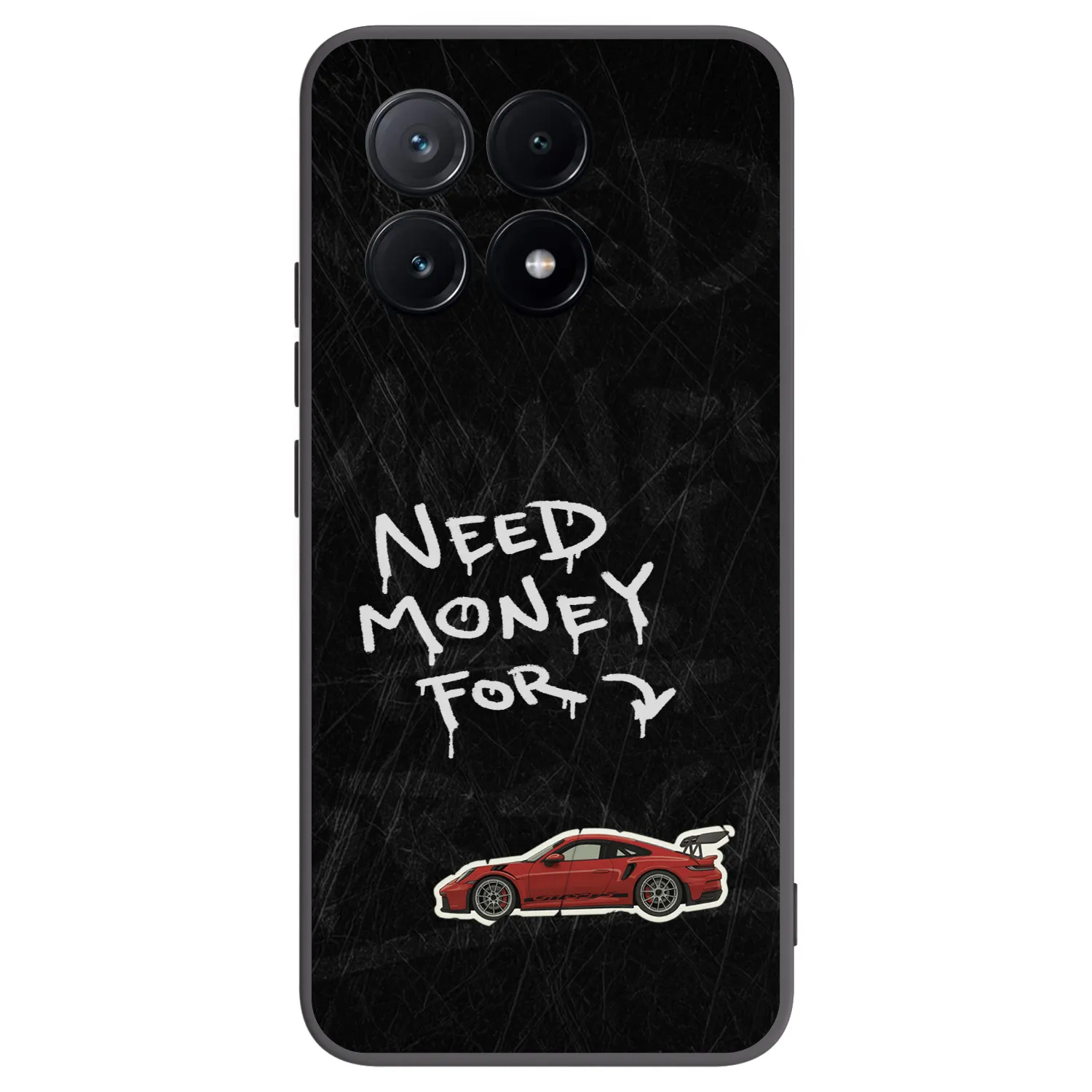 Picasee Μαύρη θήκη σιλικόνης για Xiaomi Poco X6 Pro - Track Mode