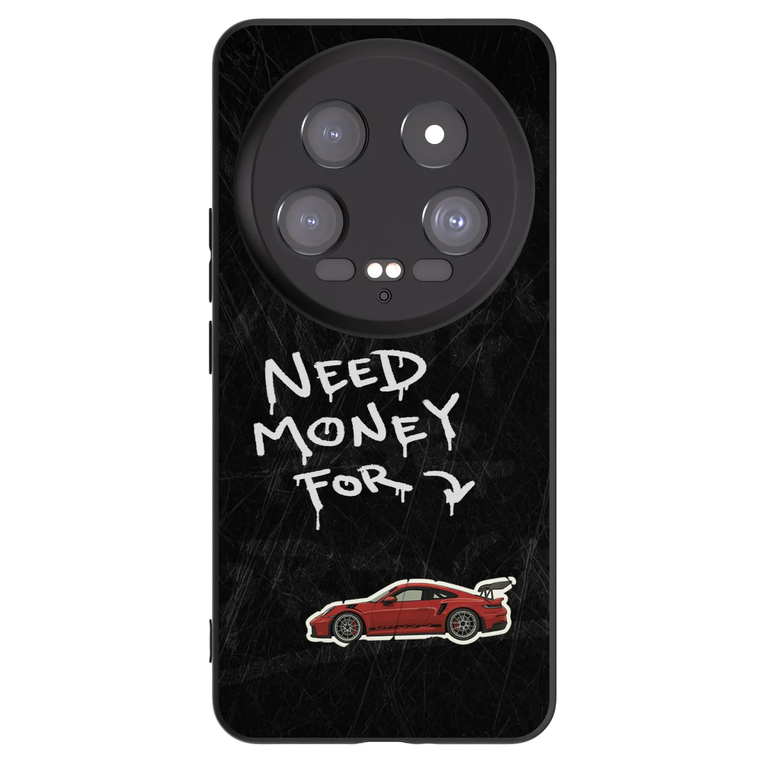 Picasee Μαύρη θήκη σιλικόνης για Xiaomi 14 Ultra - Track Mode