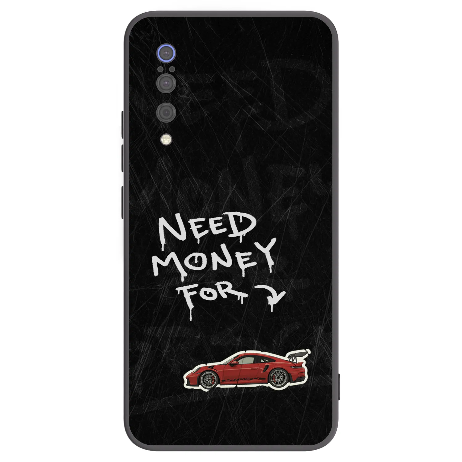 Picasee Μαύρη θήκη σιλικόνης για Xiaomi Mi 9 - Track Mode