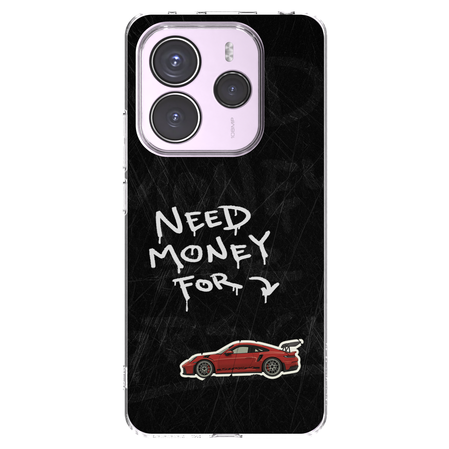 Picasee διαφανής θήκη σιλικόνης Xiaomi Redmi Note 14 5G - Track Mode