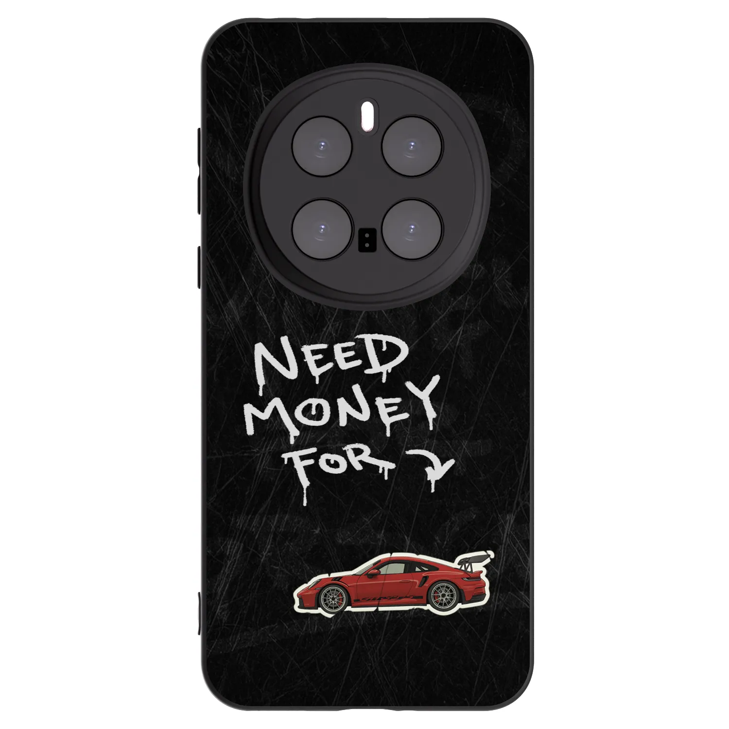 Picasee Μαύρη θήκη σιλικόνης για Honor Magic7 Pro 5G - Track Mode