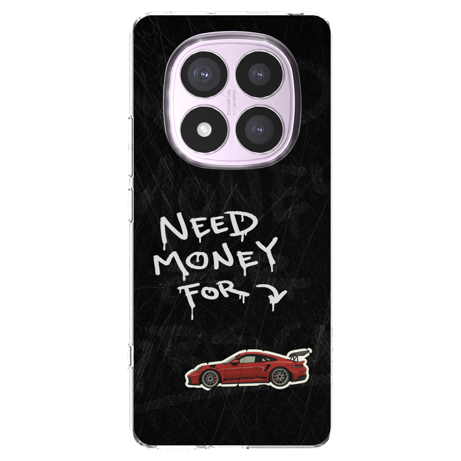 Picasee διαφανής θήκη σιλικόνης Xiaomi Redmi Note 14 Pro 4G - Track Mode