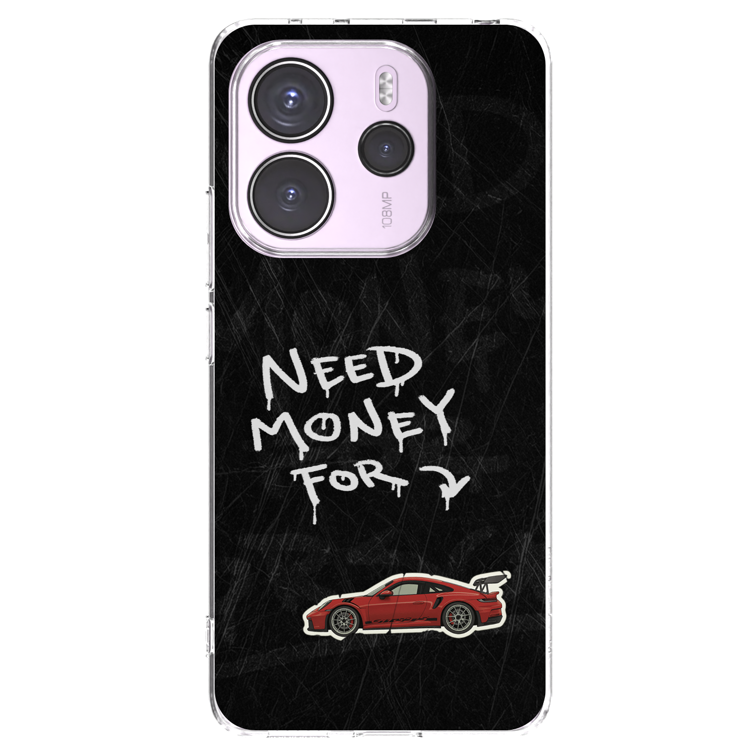 Picasee διαφανής θήκη σιλικόνης Xiaomi Redmi Note 14 4G - Track Mode