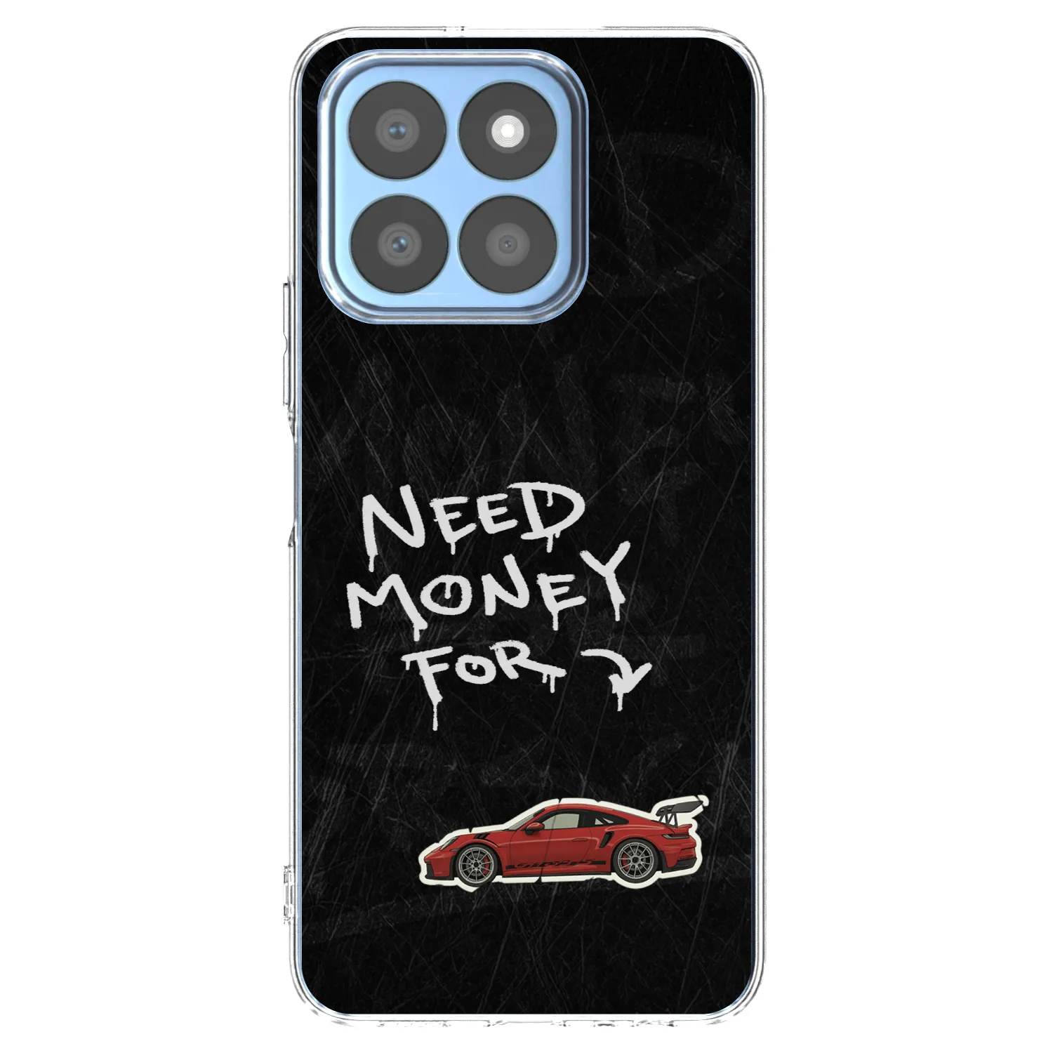 Picasee διαφανής θήκη σιλικόνης Honor X8c - Track Mode