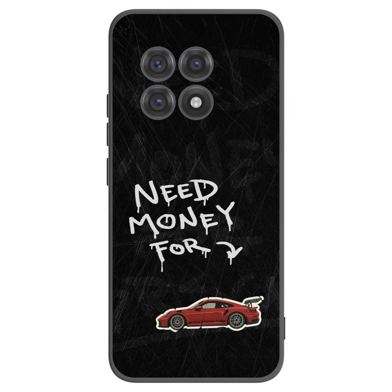 Picasee Μαύρη θήκη σιλικόνης για OnePlus 13R 5G - Track Mode