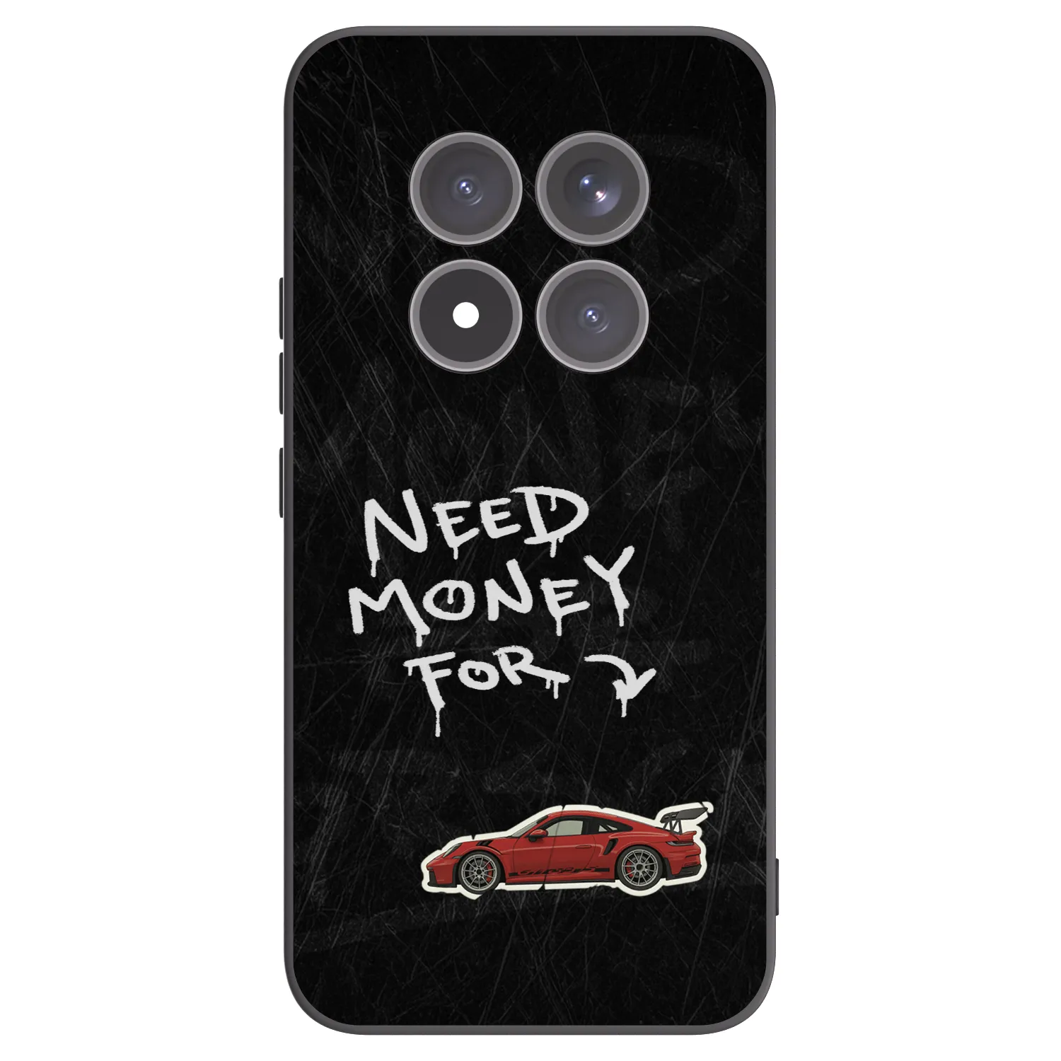 Picasee Μαύρη θήκη σιλικόνης για Xiaomi Redmi Note 15 Pro+ - Track Mode