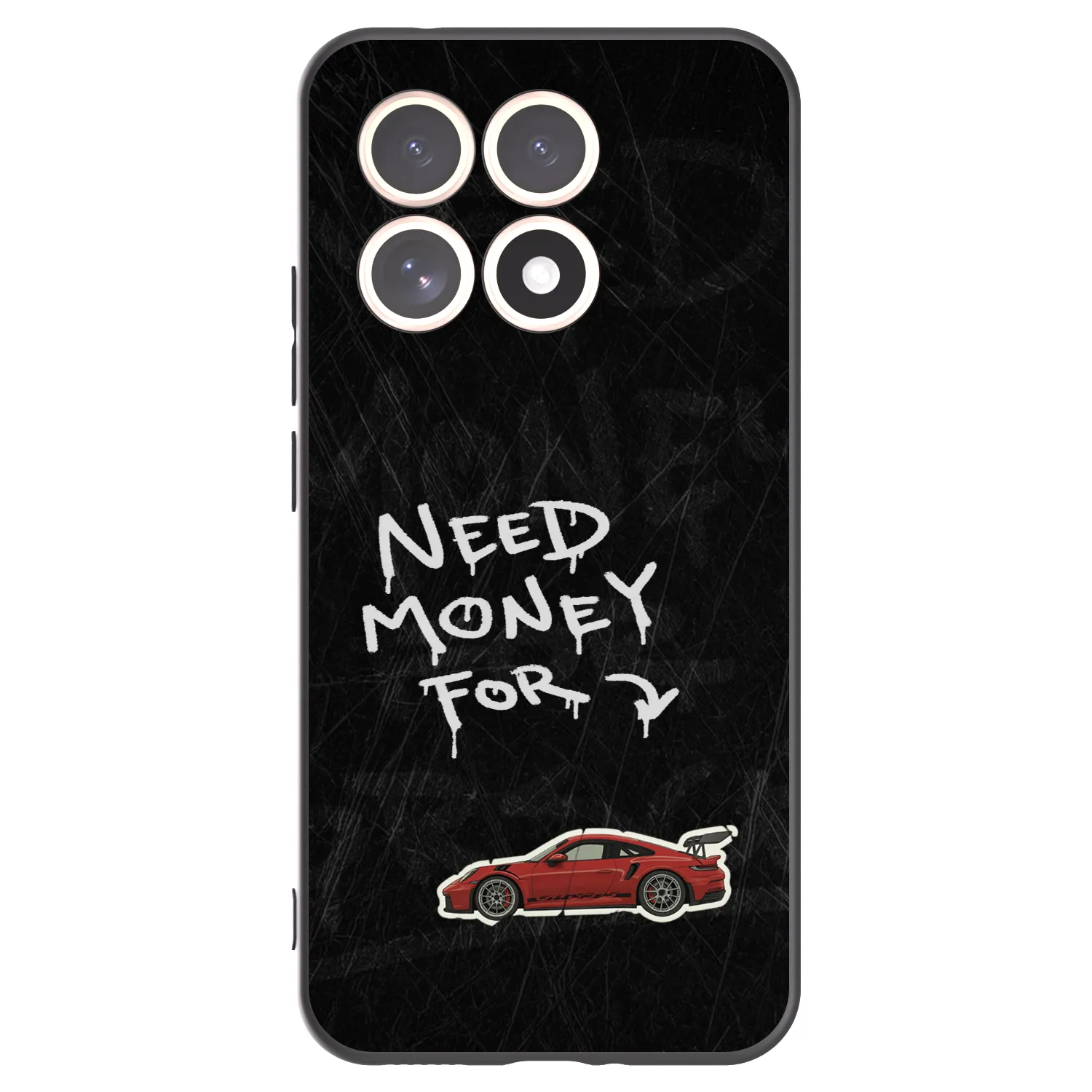 Picasee Μαύρη θήκη σιλικόνης για Xiaomi 15T - Track Mode