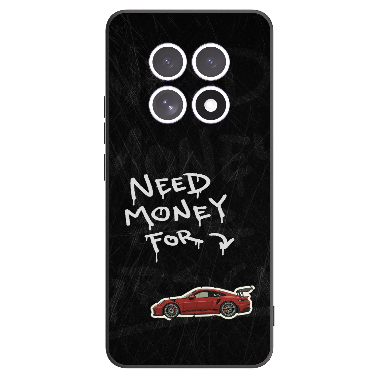 Picasee Μαύρη θήκη σιλικόνης για Xiaomi Redmi Note 15 - Track Mode