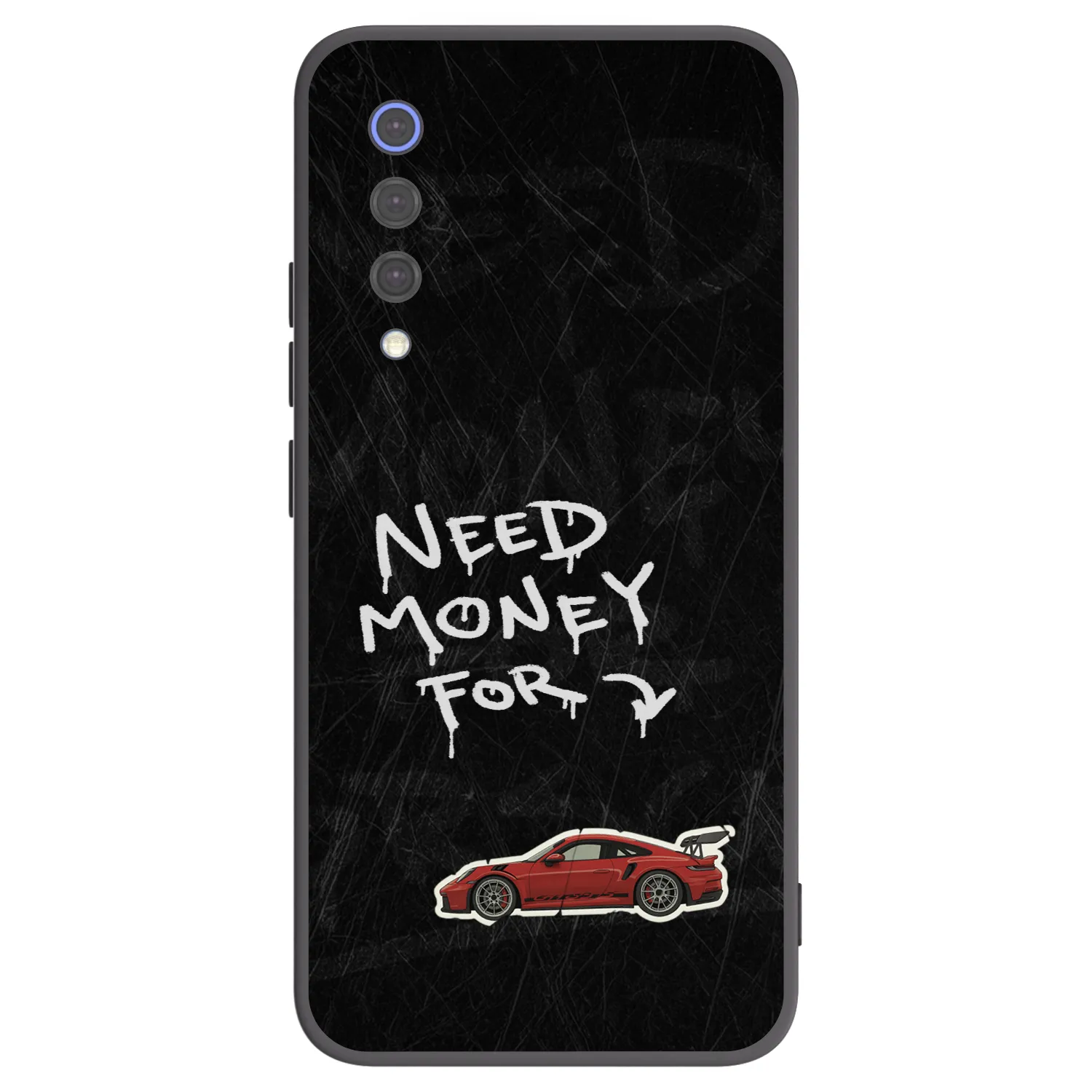 Picasee Μαύρη θήκη σιλικόνης για Xiaomi Mi 9 SE - Track Mode