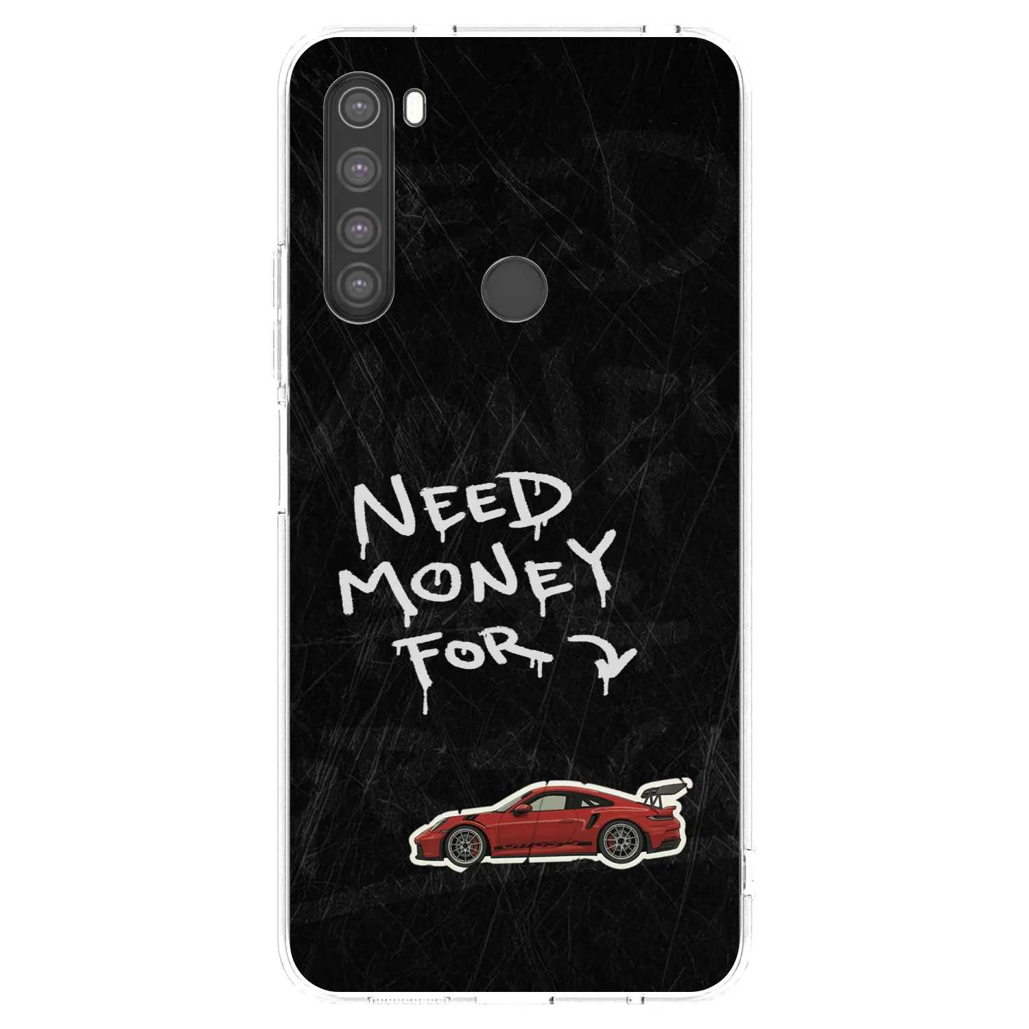 Picasee διαφανής θήκη σιλικόνης Xiaomi Redmi Note 8 - Track Mode