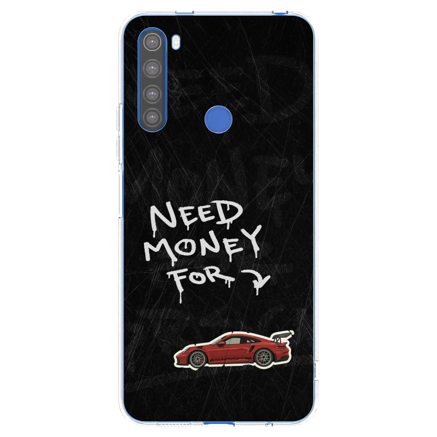 Picasee διαφανής θήκη σιλικόνης Xiaomi Redmi Note 8T - Track Mode