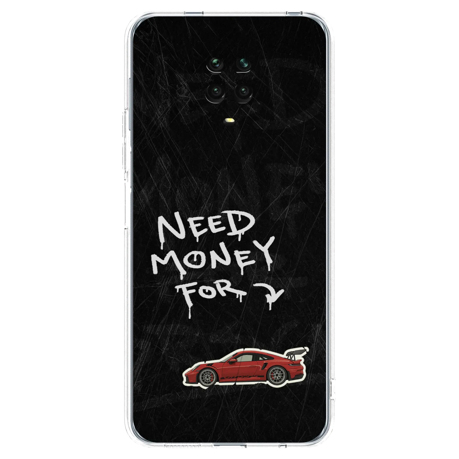 Picasee διαφανής θήκη σιλικόνης Xiaomi Redmi Note 9S - Track Mode