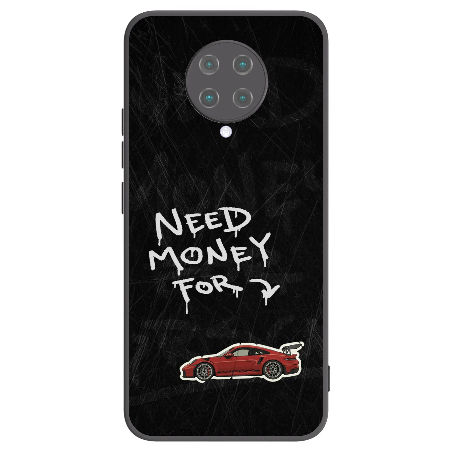 Picasee Μαύρη θήκη σιλικόνης για Xiaomi Poco F2 Pro - Track Mode