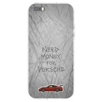 Picasee διαφανής θήκη σιλικόνης Apple iPhone 5/5S/SE - Garage Scratch