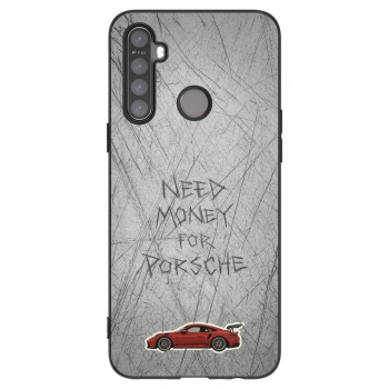 Picasee Μαύρη θήκη σιλικόνης για Realme 6i - Garage Scratch