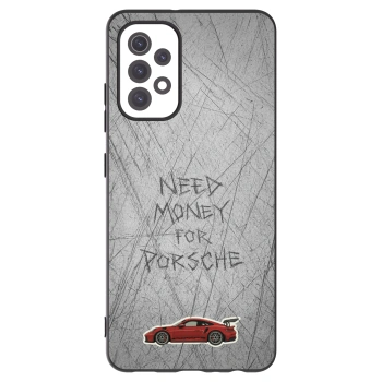 Picasee Μαύρη θήκη σιλικόνης για Samsung Galaxy A32 5G A326B - Garage Scratch