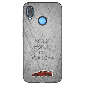 Picasee Μαύρη θήκη σιλικόνης για Huawei P20 Lite - Garage Scratch