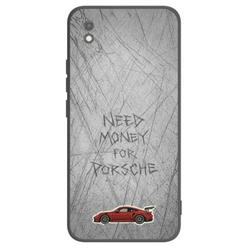 Picasee Μαύρη θήκη σιλικόνης για Xiaomi Redmi 9AT - Garage Scratch