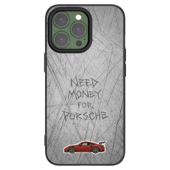 Picasee Μαύρη θήκη σιλικόνης για Apple iPhone 13 Pro - Garage Scratch