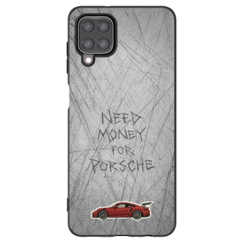 Picasee Μαύρη θήκη σιλικόνης για Samsung Galaxy M12 M127F - Garage Scratch