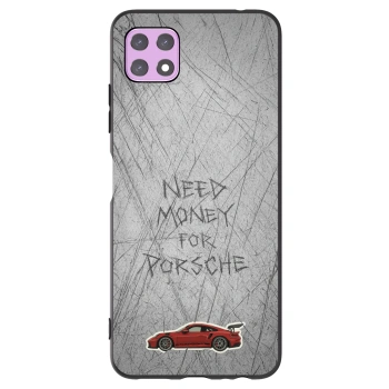 Picasee Μαύρη θήκη σιλικόνης για Samsung Galaxy A22 A226B 5G - Garage Scratch