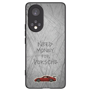 Picasee Μαύρη θήκη σιλικόνης για Honor 50 5G - Garage Scratch