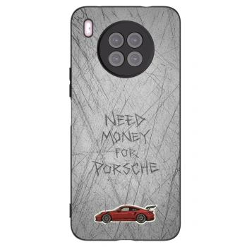 Picasee Μαύρη θήκη σιλικόνης για Huawei Nova 8i - Garage Scratch