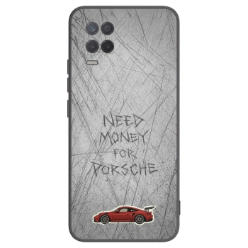 Picasee Μαύρη θήκη σιλικόνης για Realme 8 5G - Garage Scratch