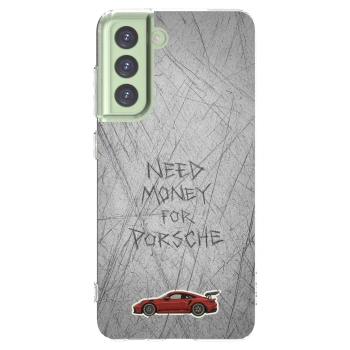 Picasee διαφανής θήκη σιλικόνης Samsung Galaxy S21 FE 5G - Garage Scratch
