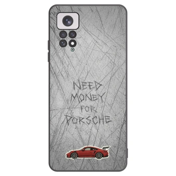 Picasee Μαύρη θήκη σιλικόνης για Xiaomi Redmi Note 11 - Garage Scratch