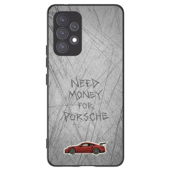 Picasee Μαύρη θήκη σιλικόνης για Samsung Galaxy A53 5G A536 - Garage Scratch
