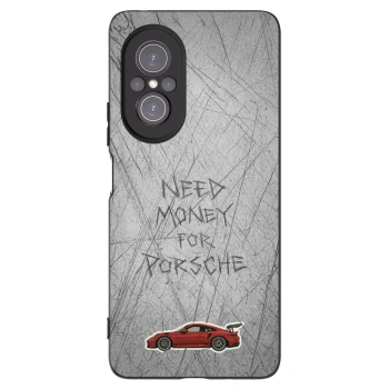 Picasee Μαύρη θήκη σιλικόνης για Huawei Nova 9 SE - Garage Scratch