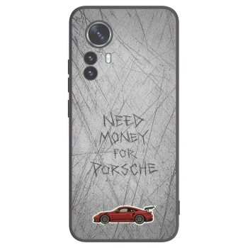 Picasee Μαύρη θήκη σιλικόνης για Xiaomi 12 Pro - Garage Scratch