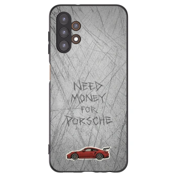 Picasee Μαύρη θήκη σιλικόνης για Samsung Galaxy A13 4G A135 - Garage Scratch