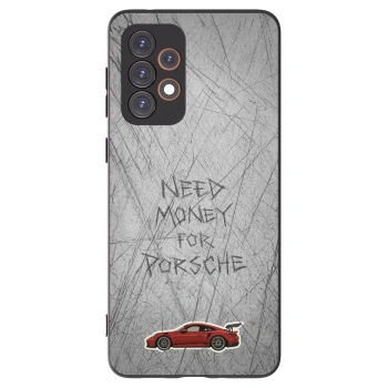 Picasee Μαύρη θήκη σιλικόνης για Samsung Galaxy A33 5G A336 - Garage Scratch