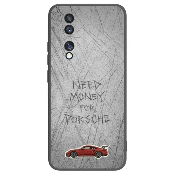 Picasee Μαύρη θήκη σιλικόνης για Honor 70 - Garage Scratch