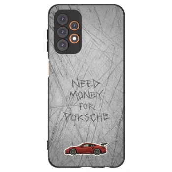 Picasee Μαύρη θήκη σιλικόνης για Samsung Galaxy A23 A235F 4G - Garage Scratch