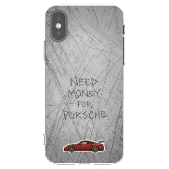 Picasee διαφανής θήκη σιλικόνης Apple iPhone X/XS - Garage Scratch