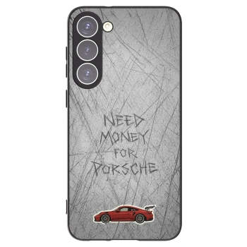 Picasee Μαύρη θήκη σιλικόνης για Samsung Galaxy S23+ 5G - Garage Scratch