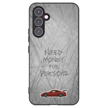Picasee Μαύρη θήκη σιλικόνης για Samsung Galaxy A54 5G A546B - Garage Scratch