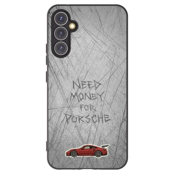 Picasee Μαύρη θήκη σιλικόνης για Samsung Galaxy A34 5G A346B - Garage Scratch