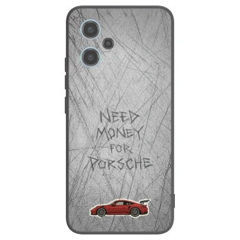 Picasee Μαύρη θήκη σιλικόνης για Xiaomi Redmi Note 12 5G - Garage Scratch