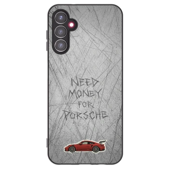 Picasee Μαύρη θήκη σιλικόνης για Samsung Galaxy A14 4G A145R - Garage Scratch