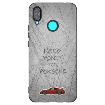 Picasee Μαύρη θήκη σιλικόνης για Huawei Nova 3 - Garage Scratch