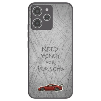 Picasee Μαύρη θήκη σιλικόνης για Xiaomi Redmi 12 4G - Garage Scratch