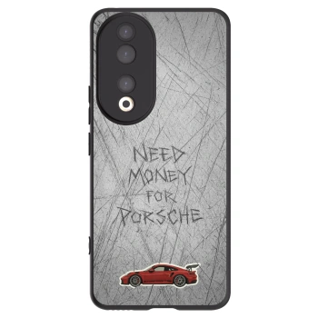 Picasee Μαύρη θήκη σιλικόνης για Honor 90 5G - Garage Scratch