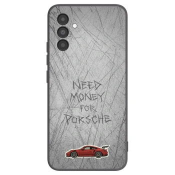Picasee Μαύρη θήκη σιλικόνης για Samsung Galaxy A04s A047F - Garage Scratch
