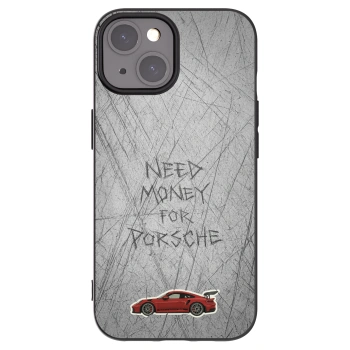 Picasee Μαύρη θήκη σιλικόνης για Apple iPhone 15 - Garage Scratch